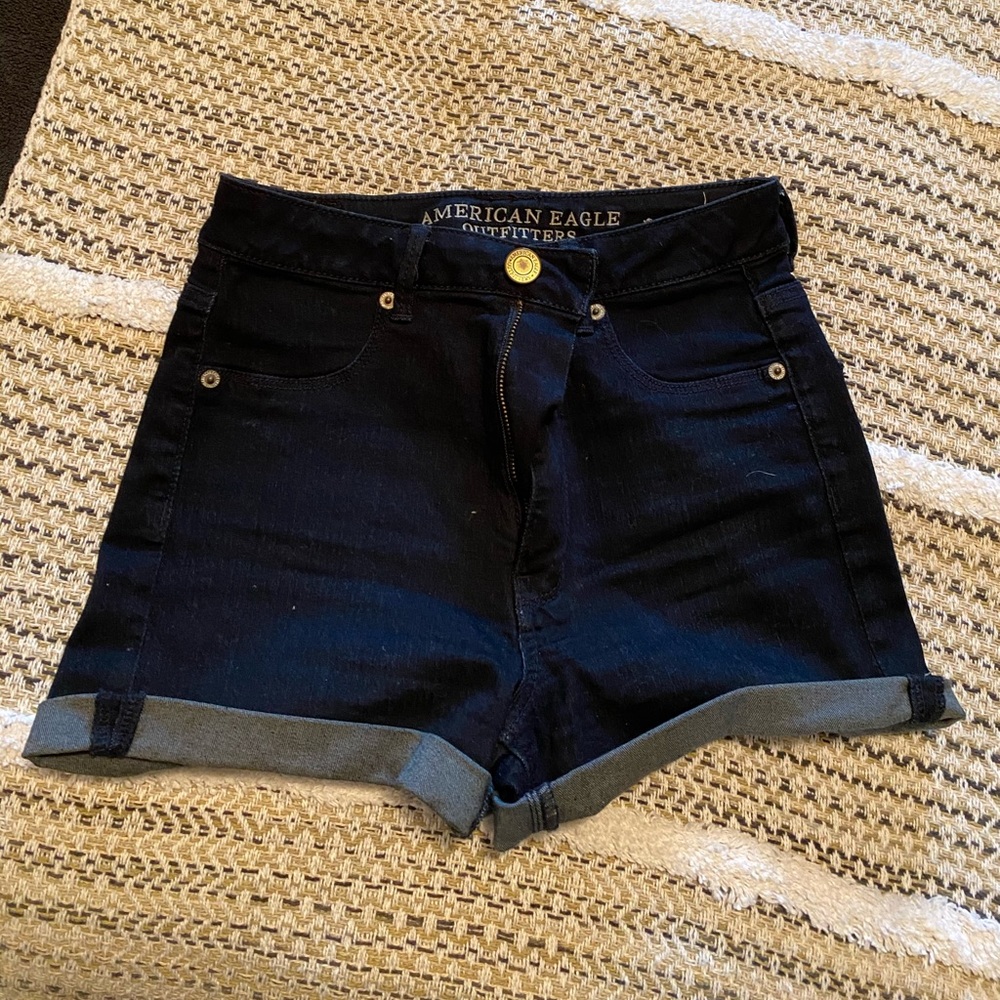 Dark Blue Jean Shorts